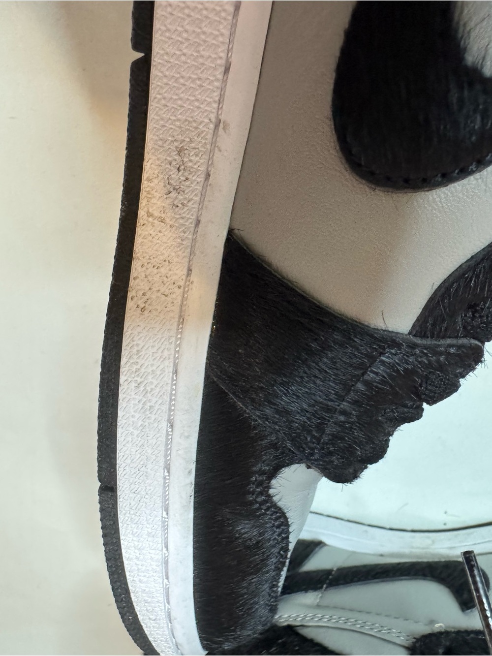 Air Jordan 1 High Top Sneakers in Gray and Black - Picture 10 of 11